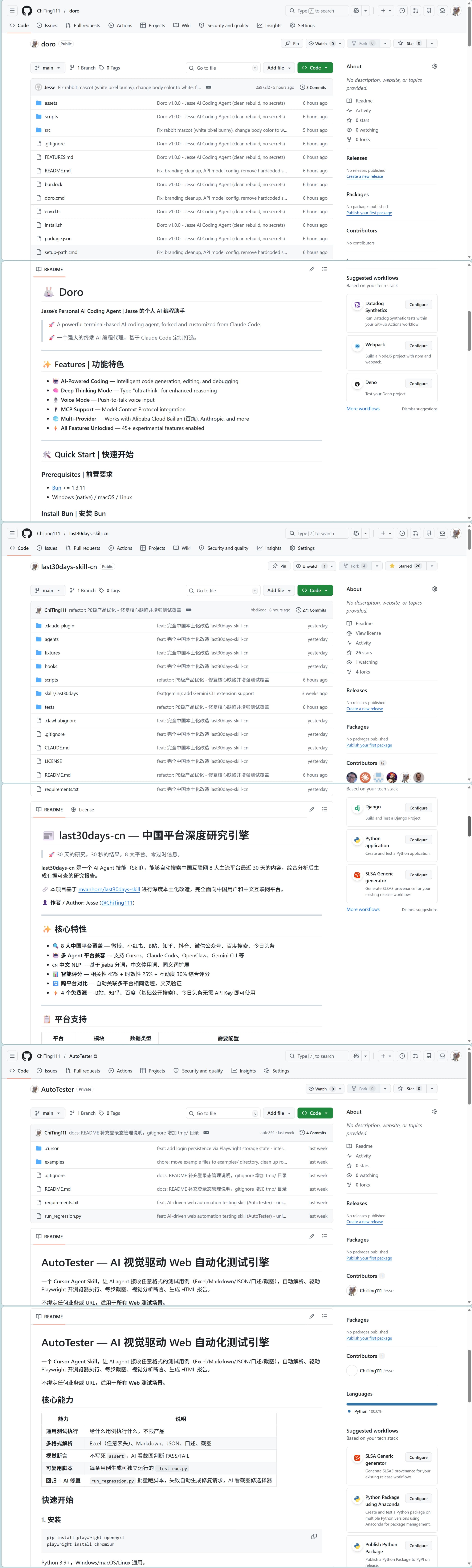 GitHub Projects